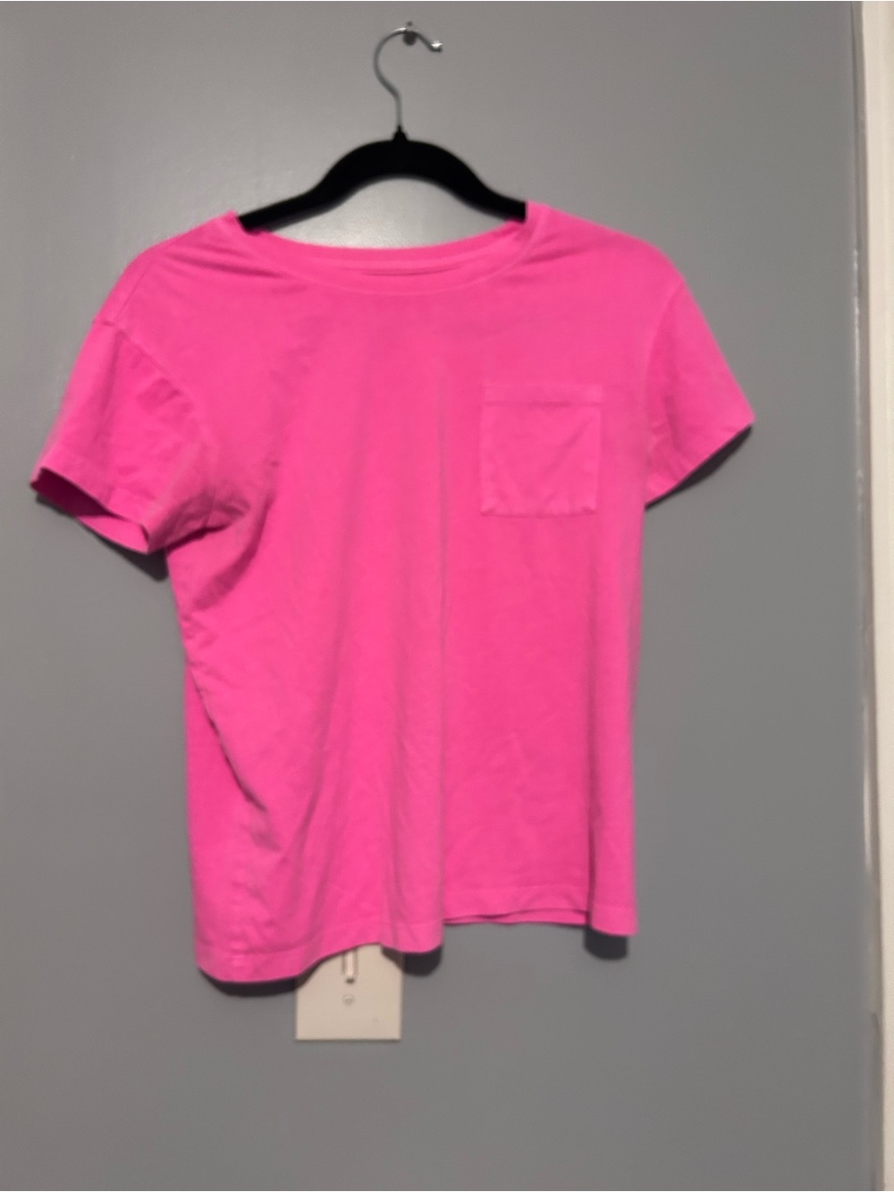 Cat & Jack Hot Pink Pocket Tee